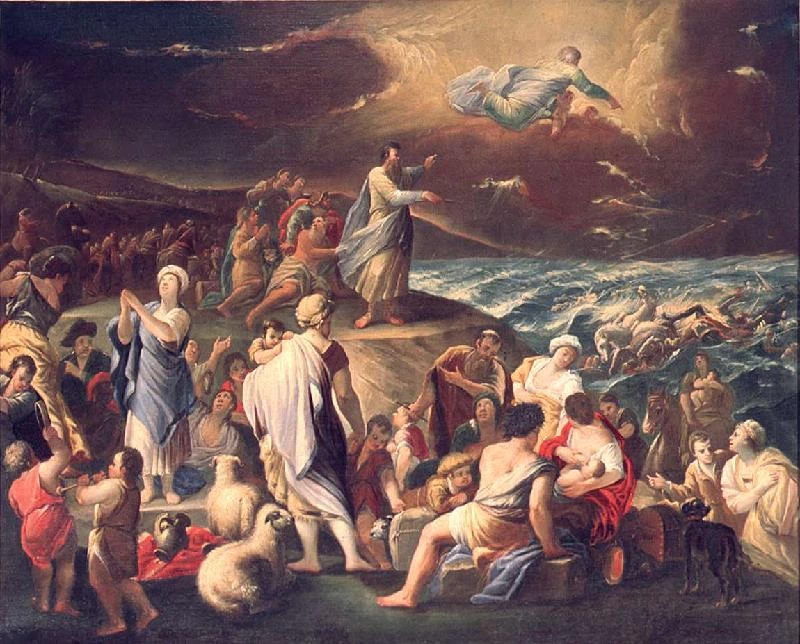 Passaggio del Mar Rosso, Chiesa di San Giorgio, Nese di Alzano Lombardo, Bergamo